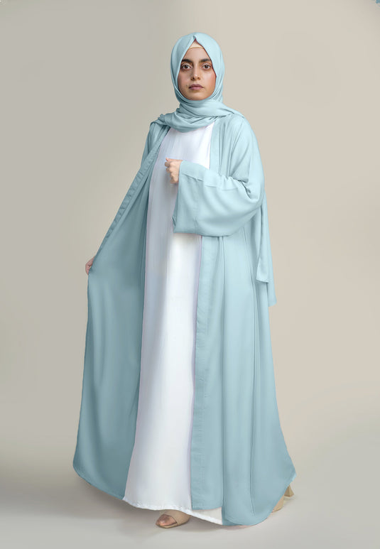 Kimono Abaya - Ice Blue