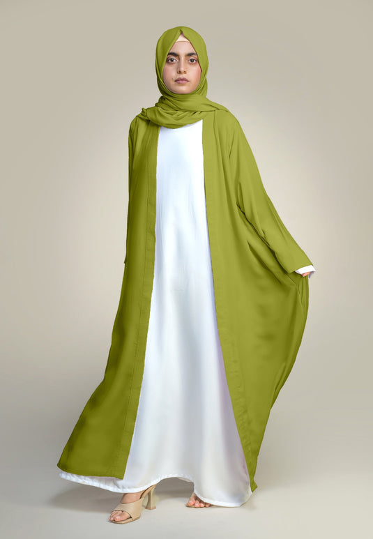 Kimono Abaya - Pickle Green