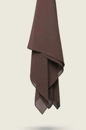 Luxury Chiffon Hijab - Cocoa