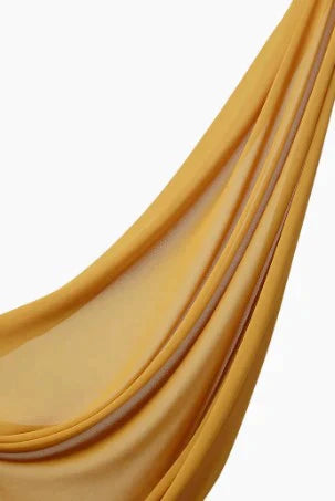 Luxury Chiffon Hijab - Mustard
