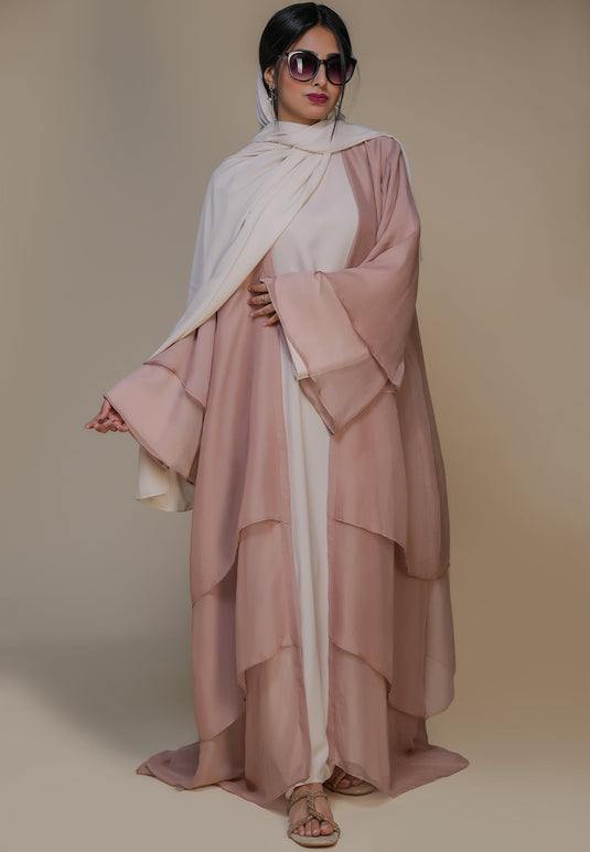 Stealth Layer Abaya - Beige